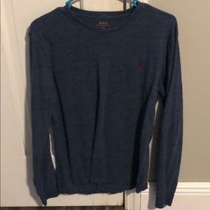 Ralph Lauren Long Sleeve Tee Shirt Blue Medium